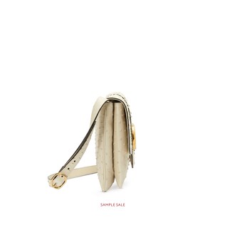 Arli medium ostrich shoulder bag