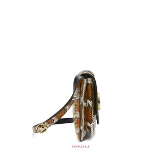 Arli medium python shoulder bag