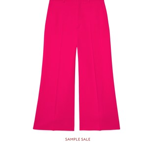 Stretch viscose culotte pant
