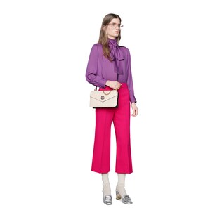 Silk satin shirt