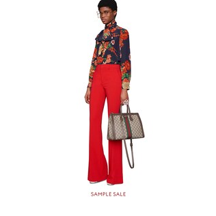 Spring bouquet silk shirt