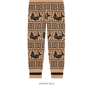 Children's sharks jacquard legging