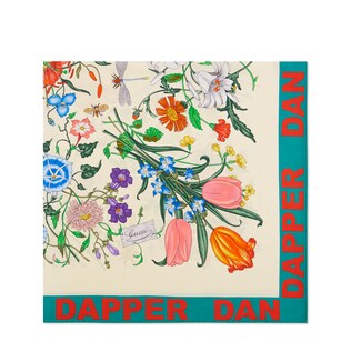 Gucci-Dapper Dan Flora silk scarf
