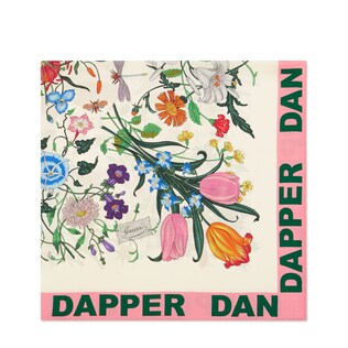 Gucci-Dapper Dan Flora silk scarf