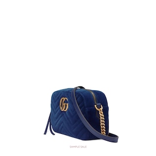 GG Marmont velvet small shoulder bag