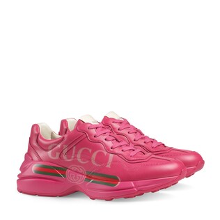 pink gucci slip ons