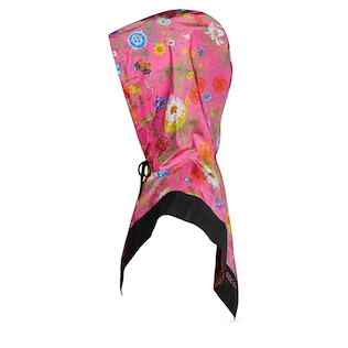 Nylon hood with Flora print