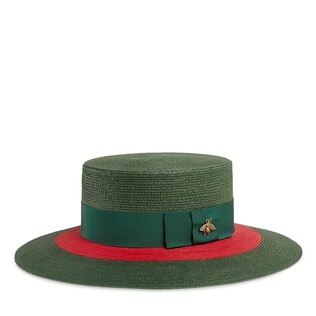 GUCCI PAPIER WIDE BRIM HAT,4546673HF583066