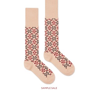 GG Diamond cotton socks
