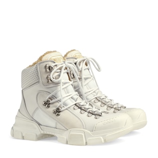 Flashtrek high-top sneaker with wool