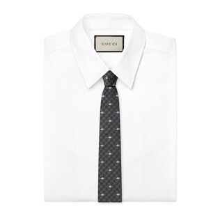 GG bees silk tie
