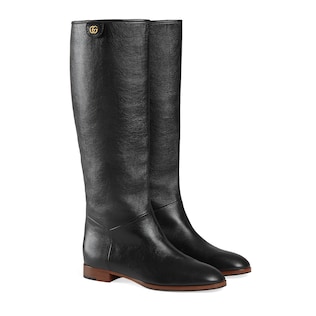 Leather boot