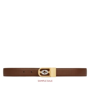 Reversible belt with Interlocking G buckle