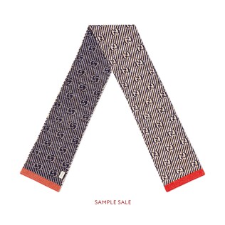 GG stripe jacquard scarf
