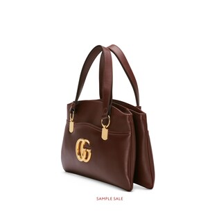 Designer Handbags Gucci Arli Large Top Handle Bag