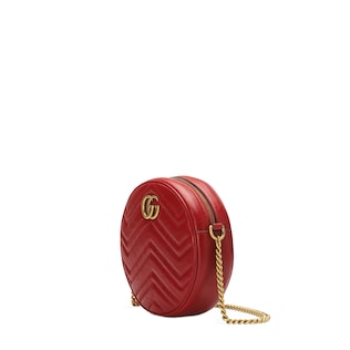 GG Marmont mini round shoulder bag
