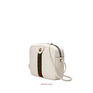 Quilted leather small shoulder bag