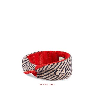 GG stripe wool headband