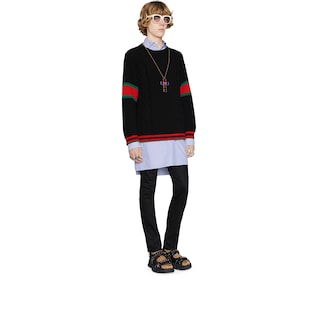 Cable knit sweater