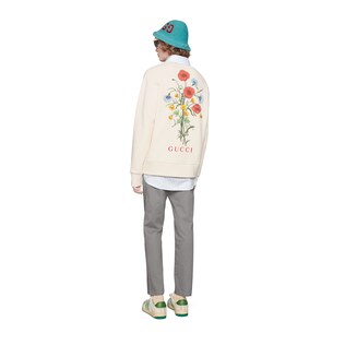 Sweatshirt with Chateau Marmont print