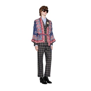 Silk kimono jacket