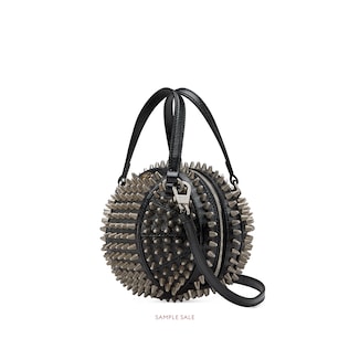 Basketball shaped mini shoulder bag