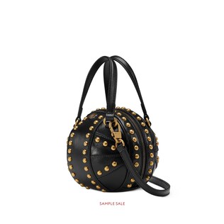 Basketball shaped mini shoulder bag