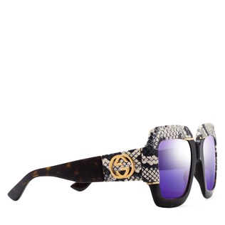 Oversize square-frame sunglasses