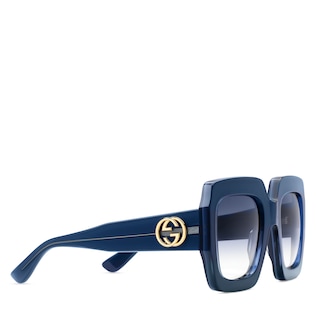 Square-frame sunglasses