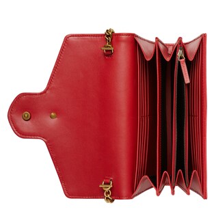 gucci dionysus leather wallet on a chain