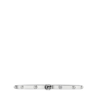GG Running bracelet in white gold