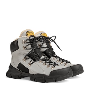 Flashtrek high-top sneaker with wool