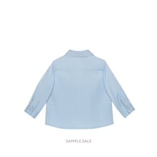 Baby embroidered poplin shirt