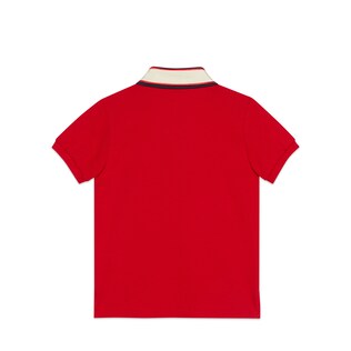 Children's polo with Gucci patch