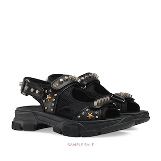 Sandal with studs