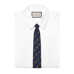 Stirrups and Web silk tie