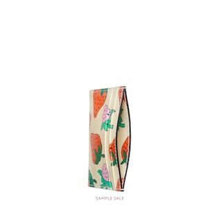 Gucci Zumi Strawberry print card case