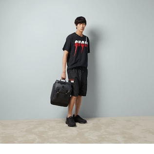 T Shirts Polos Men S Clothing Gucci T Shirt With Gucci Blade Print