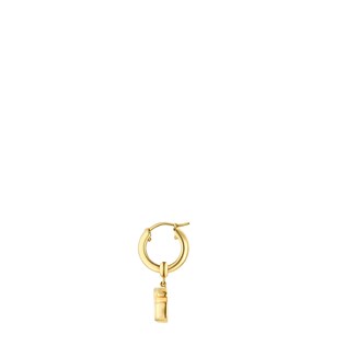 GG Running yellow gold earrings