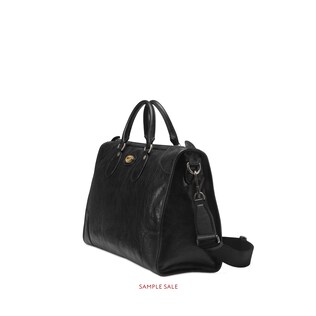 Medium soft leather duffle