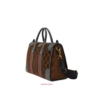 Medium GG velvet duffle