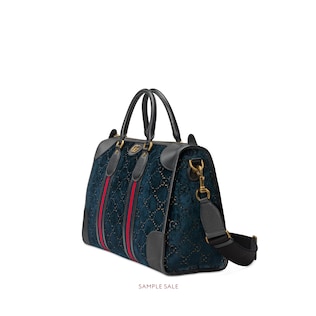 Medium GG velvet duffle