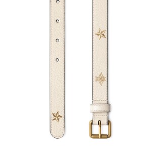 Belt with bees and stars print