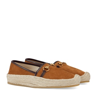 Men's suede Horsebit espadrille 