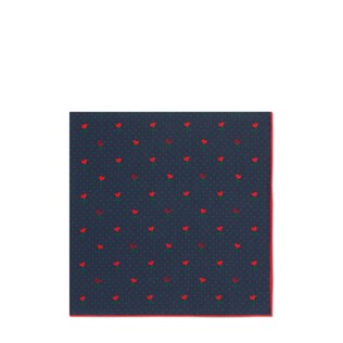 Printed silk pocket square