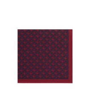 Printed silk pocket square