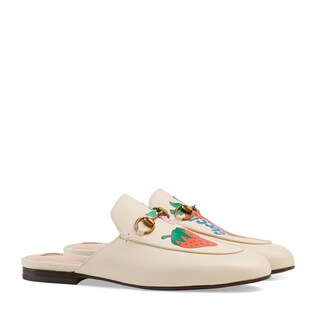 Princetown slipper with Gucci strawberry