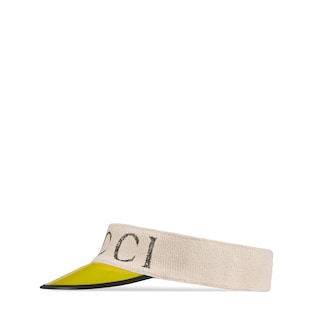 Vinyl visor with Gucci logo