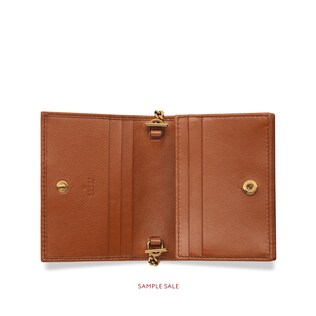 Rajah chain card case wallet 