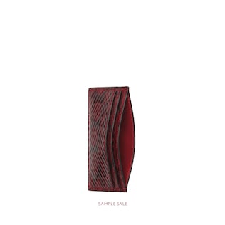 Ophidia snakeskin card case